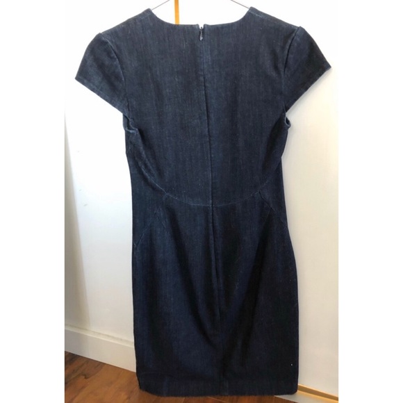 Banana Republic Fitted Jean Dress - 00 Petite - Picture 3 of 4